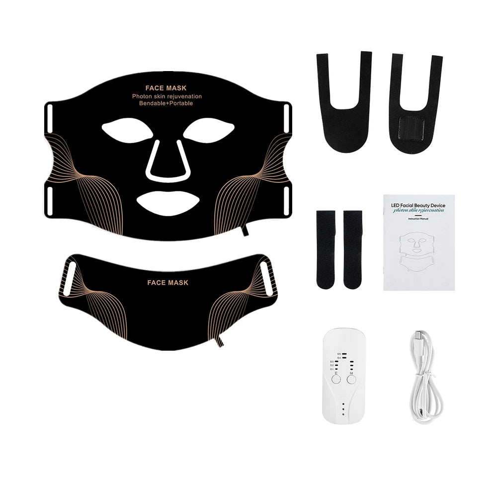 NUVIYA™ Premium Silicone LED Face & Neck Mask

7-Color Photon Therapy | Red & Infrared Light | Wireless & Flexible Design